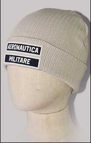Шапка вязаная AERONAUTICA MILITARE FW 23/24/CN ice palace (CU 055)