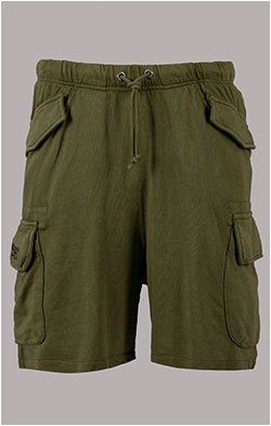 Шорты трикотажные ALPHA INDUSTRIES TERRY DYED SHORT SS 25 m olive