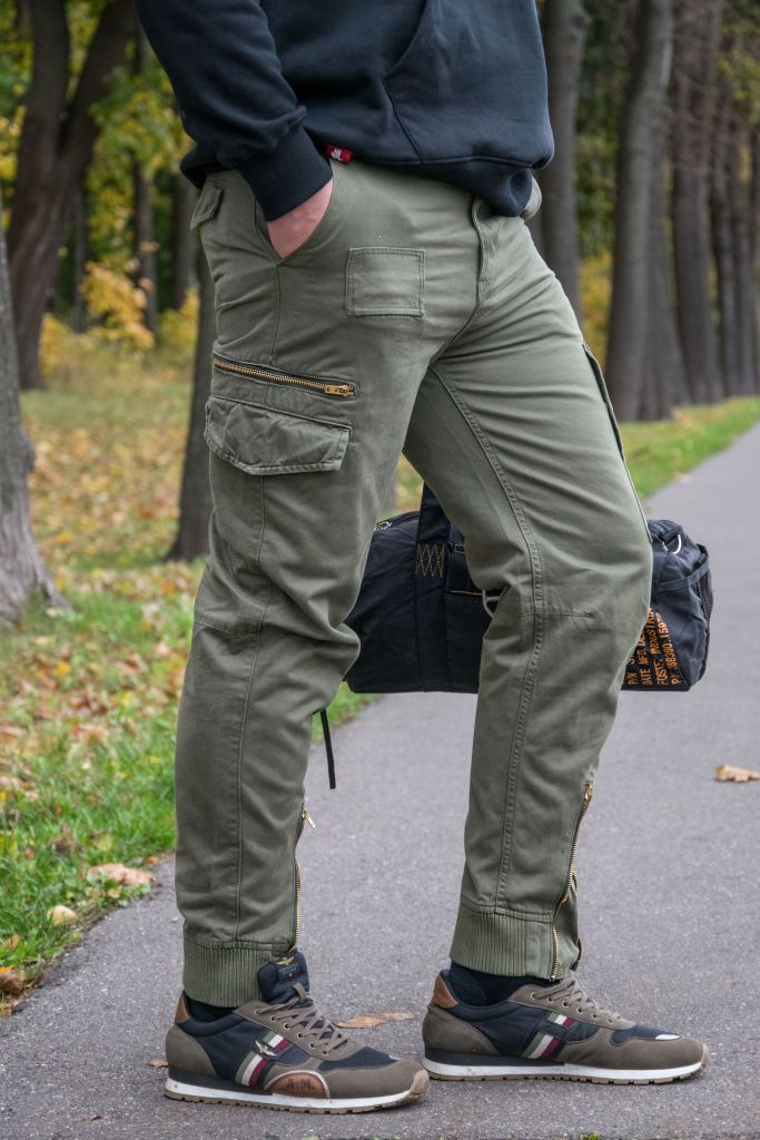 Брюки-карго ALPHA INDUSTRIES A-11-PANT dark olive