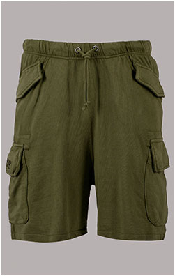 Шорты трикотажные ALPHA INDUSTRIES TERRY DYED SHORT SS 25 m olive