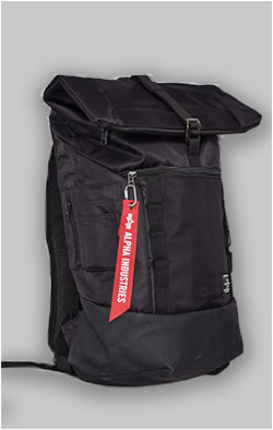 Рюкзак ALPHA INDUSTRIES CREW RT BAG SS 24 black