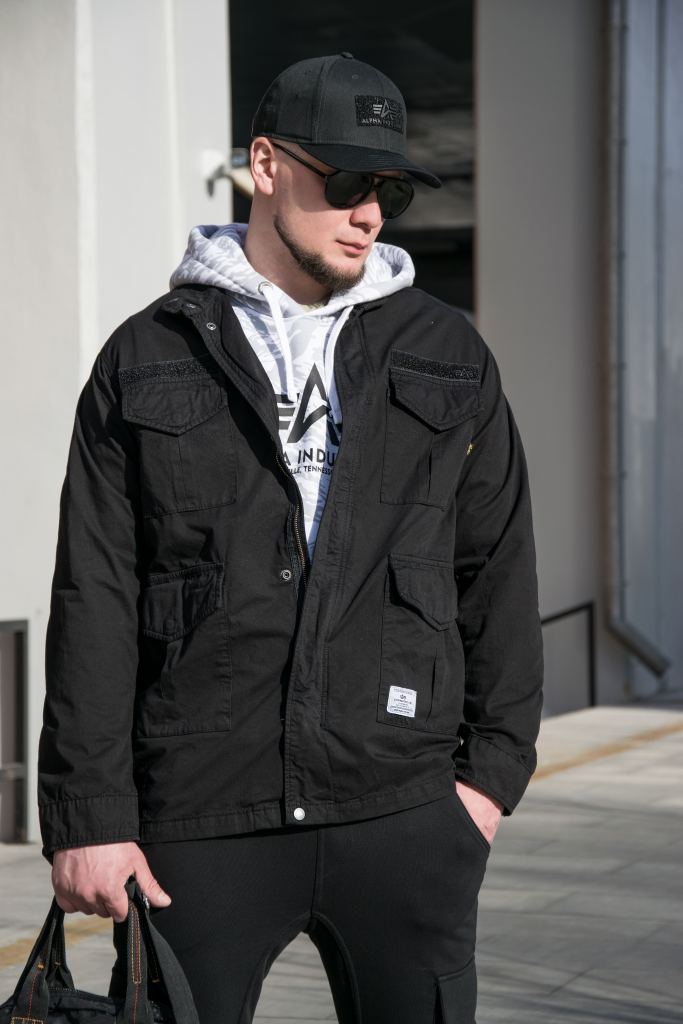 Ветровка ALPHA INDUSTRIES LIGHTWEIGHT FIELD COAT M-65 SS22 black фото 1