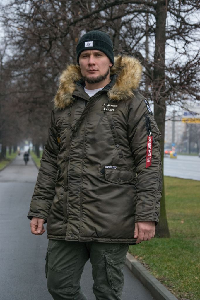 ALPHA INDUSTRIES AIRBORNE N 3B dark olive camo ForceAge