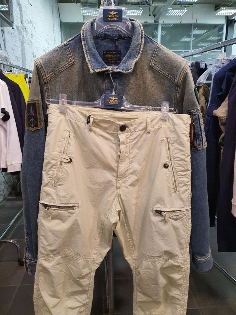 Новые мужские брюки-карго Aeronautica Militare SS23