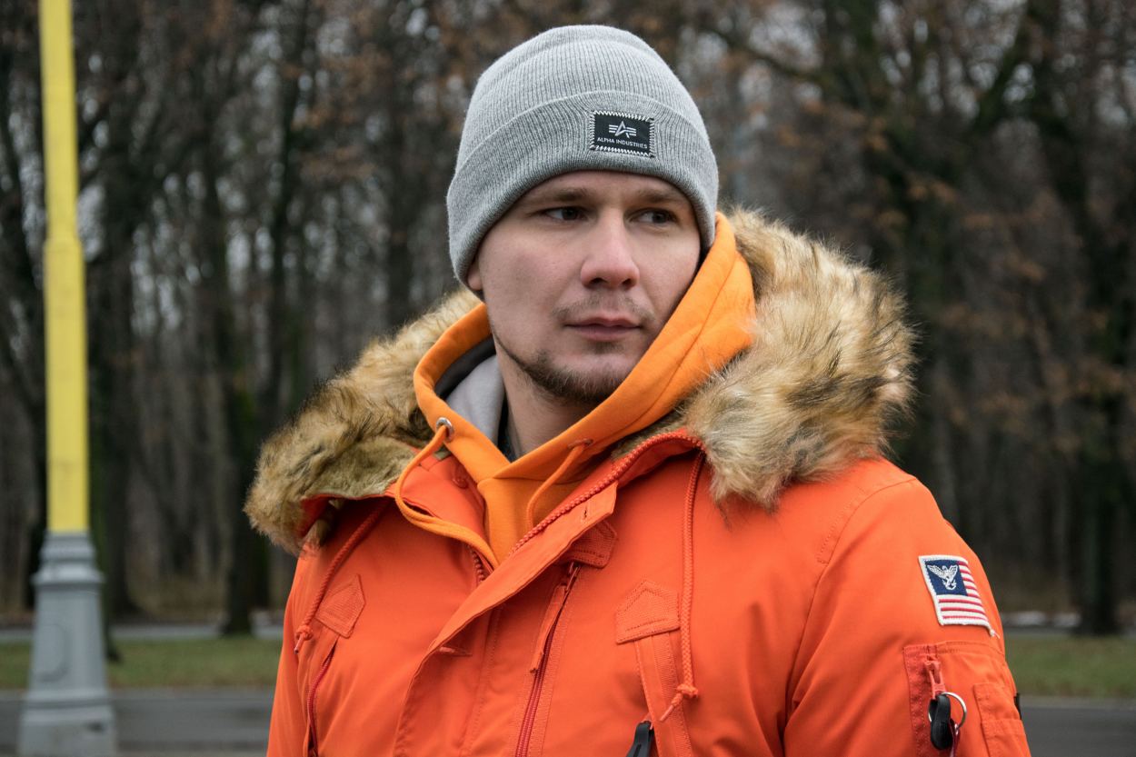 Мужская аляска ALPHA INDUSTRIES EXPLORER FLAME ORANGE