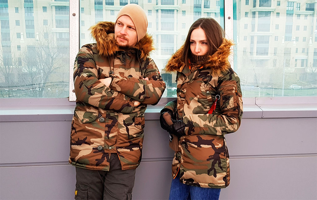 Аляска женская ALPHA INDUSTRIES VF 59 N-3B CAMO WOODLAND 65