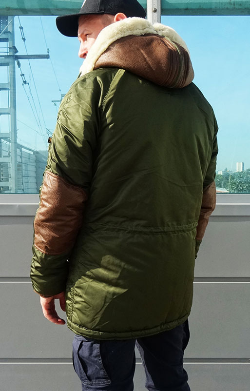 АЛЯСКА мужская ALPHA INDUSTRIES N3-B3 DARK GREEN