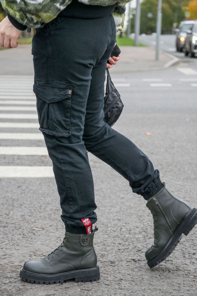 Женские брюки-карго ALPHA INDUSTRIES FIELD PANT black фото 2