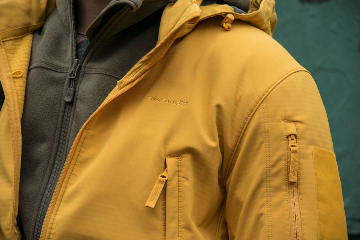 Куртка тактическая softshell Pentagon ARTAXES Soft Shell yellow tuscan фото 1