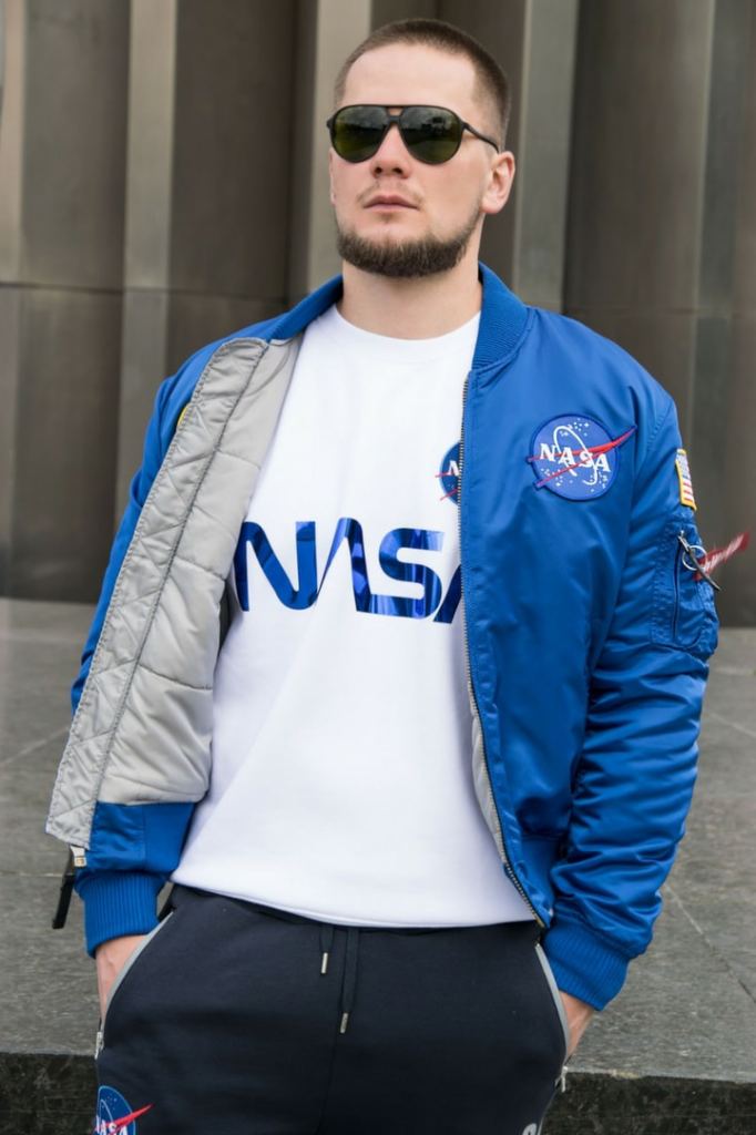 Бомбер ALPHA INDUSTRIES VF NASA MA-1 nasa blue