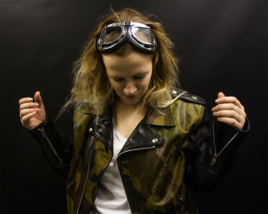 Куртка-косуха мужская SCHOTT NYC MOTORCYCLE JCT camo oliv
