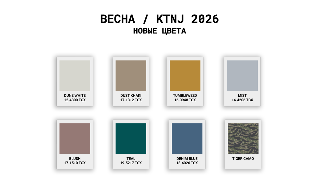 Цветовая палитра Alpha Industries SS26 — цвета весенне-летней коллекции Альфа Индастриз Цветовая палитра Alpha Industries SS26 — цвета весенне-летней коллекции Альфа Индастриз