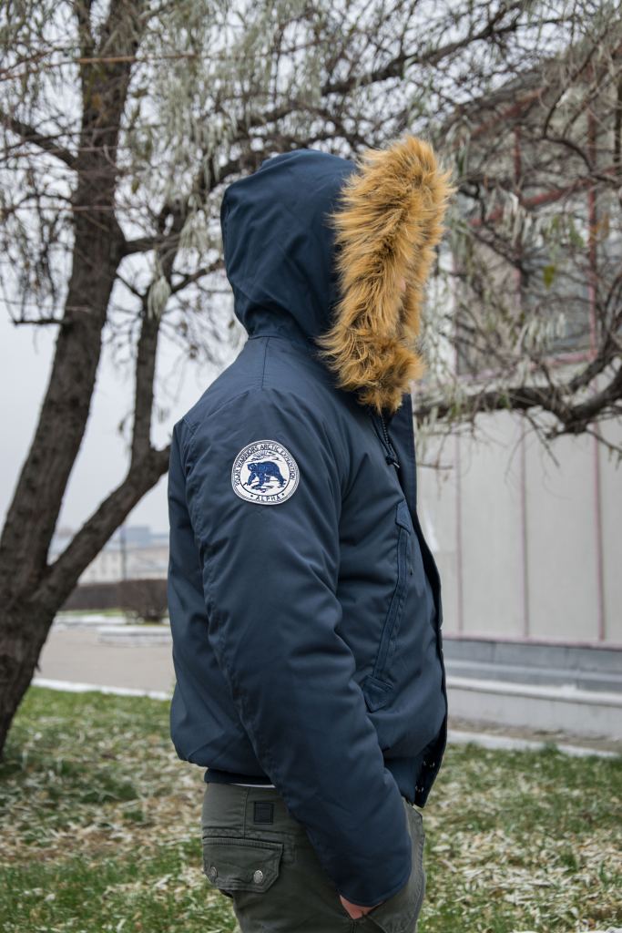 Аляска короткая ALPHA INDUSTRIES POLAR SV replica blue