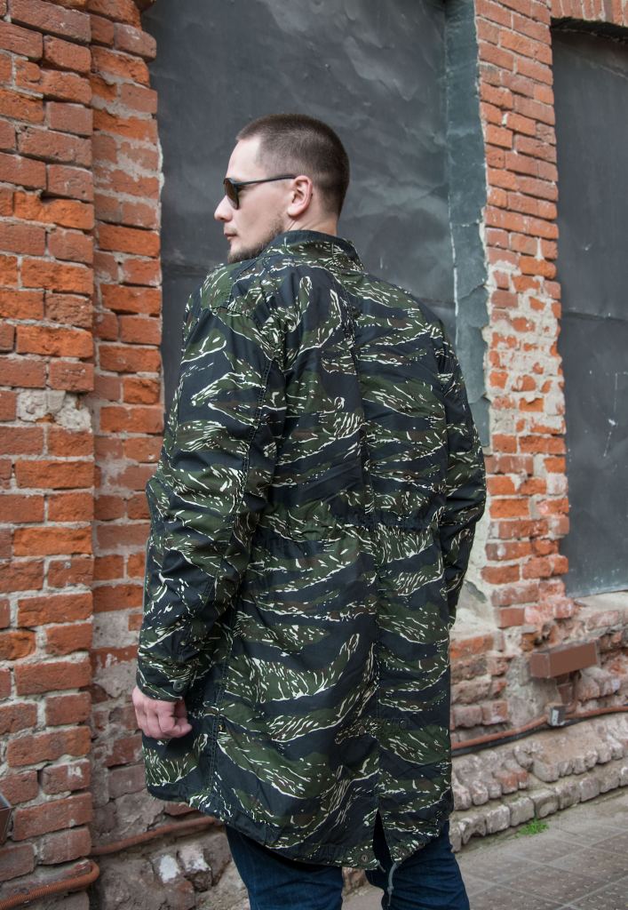 ALPHA INDUSTRIES DEFENDER FISHTAIL original fit tiger camo ForceAge