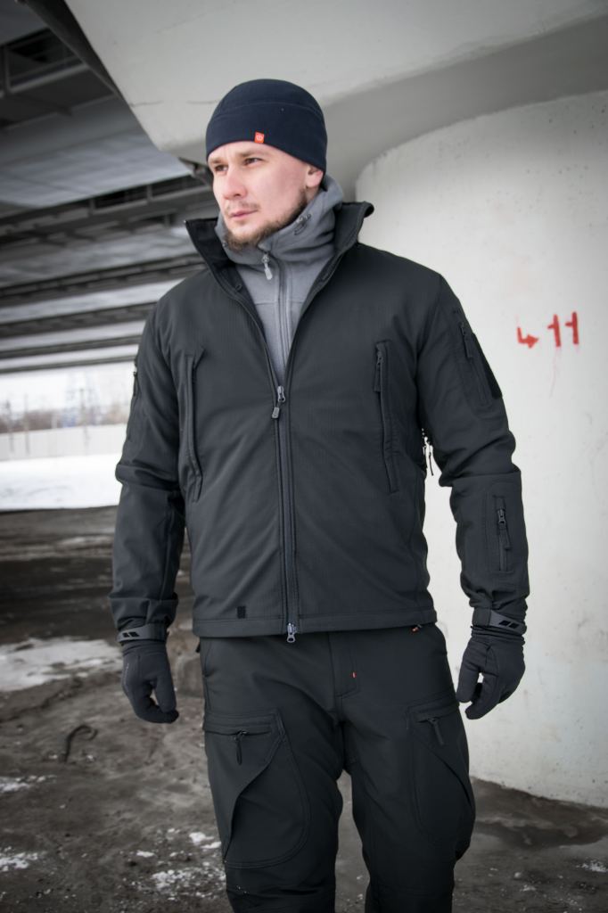 Куртка тактическая Pentagon ARTAXES Soft Shell black