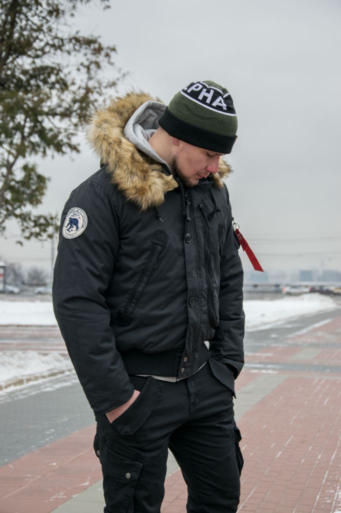 Аляска короткая ALPHA INDUSTRIES POLAR SV black