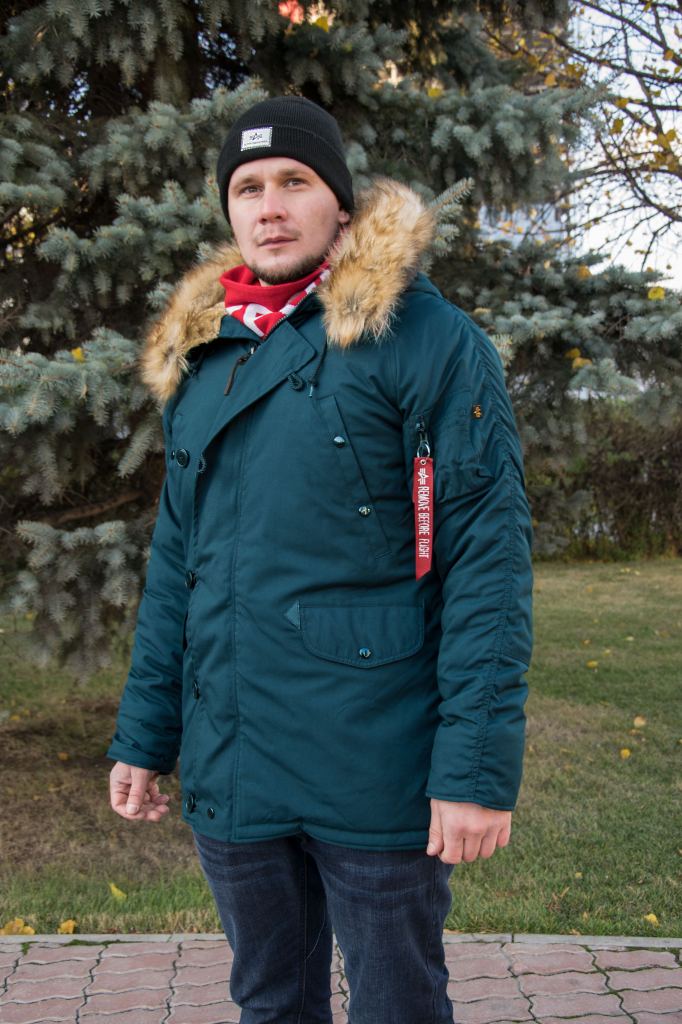 Опушка и внутренний мех капюшона из искусственного меха аляски ALPHA INDUSTRIES EXPLORER