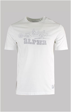 Футболка ALPHA INDUSTRIES 1940s GP JEEP TEE SS 25 m white