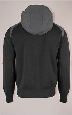 Толстовка с капюшоном PARAJUMPERS DOMINIC FW 24/25 green gables
