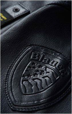 Куртка BLAUER кожа SS 24 m black (LO2417)