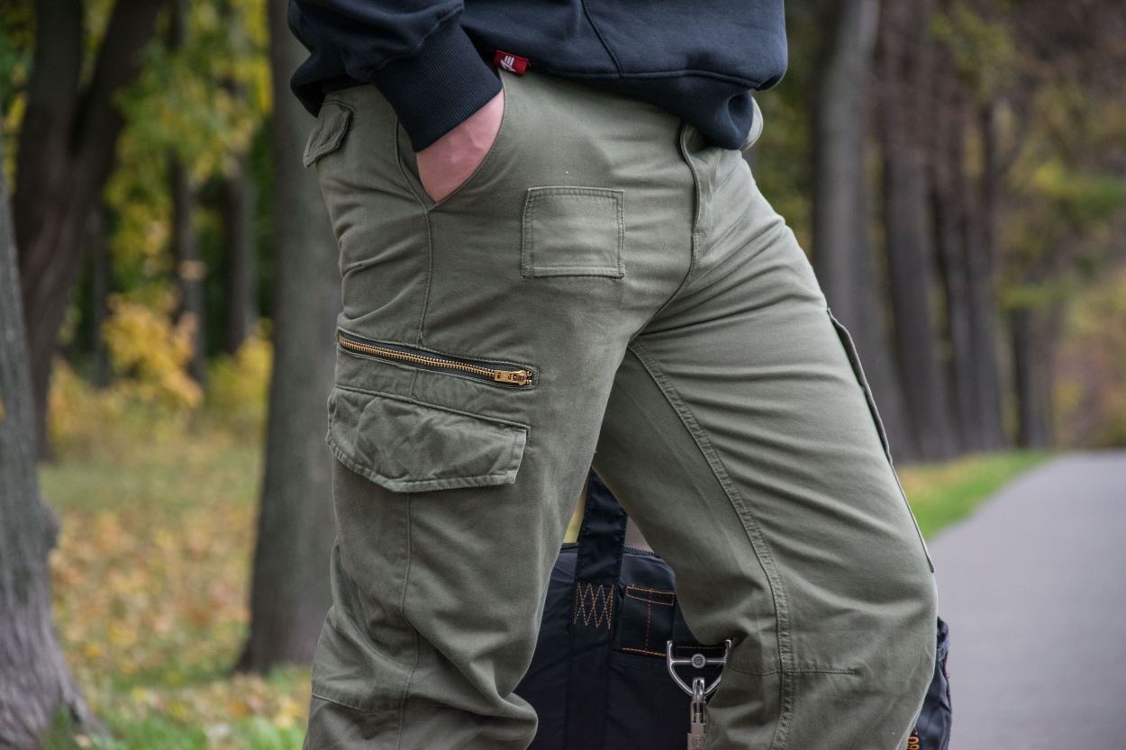 Брюки-карго ALPHA INDUSTRIES A-11-PANT dark olive