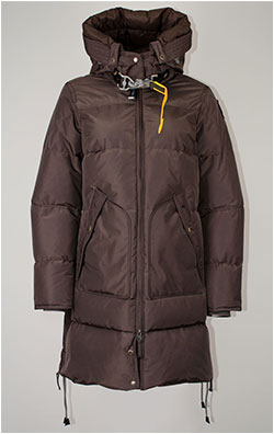 Женская куртка-пуховик PARAJUMPERS LONG BEAR FW 25/26 earth brown