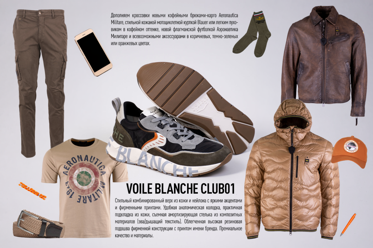 Мужские кроссовки Voile Blanche CLUB01 оливковые — сочетаем с новой коллекцией Aeronautica Militare и премиальными куртками Blauer Мужские кроссовки Voile Blanche CLUB01 оливковые — сочетаем с новой коллекцией Aeronautica Militare и премиальными куртками Blauer