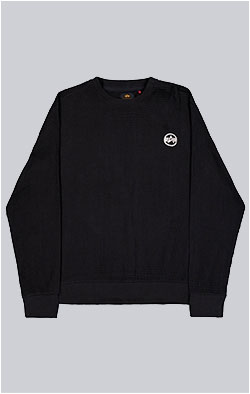 Свитшот ALPHA INDUSTRIES STUDIO WAFFLE SWEATSHIRT black