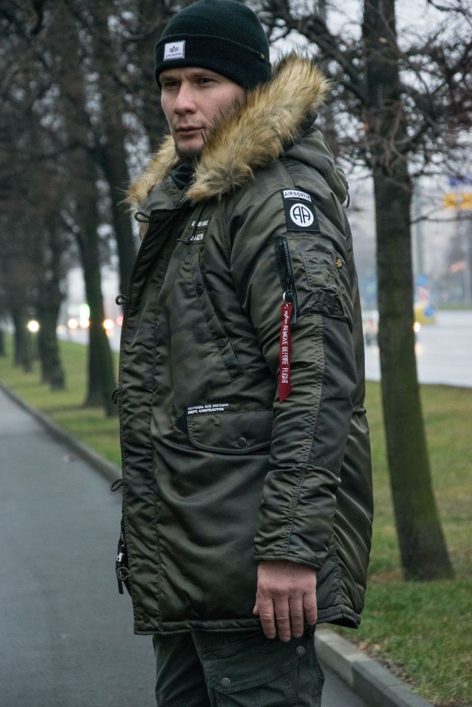 Мужская аляска Alpha Industries