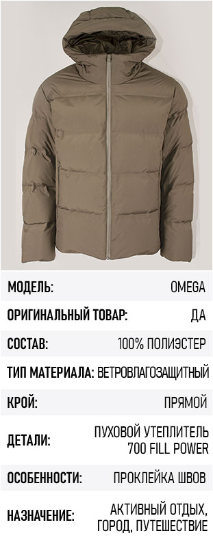 Куртка-пуховик Pentagon OMEGA пух утеплённая с капюшоном 06E-RAL7013 08052