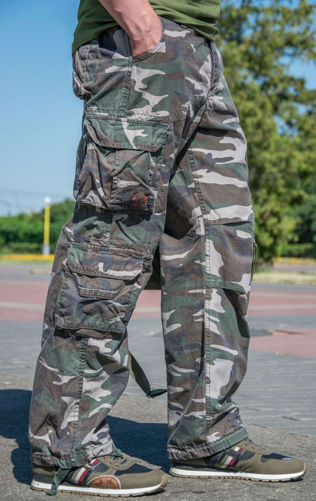 Брюки-карго Surplus AIRBORNE VINTAGE camo woodland