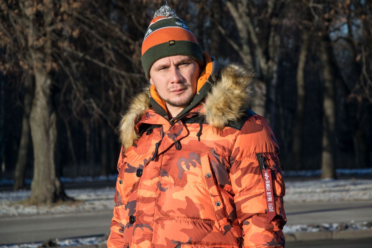 Аляска-пуховик ALPHA INDUSTRIES PUFFER N-3B orange camo