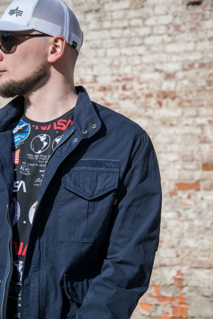 Ветровка ALPHA INDUSTRIES LIGHTWEIGHT FIELD COAT M-65 SS22 replica blue фото 6