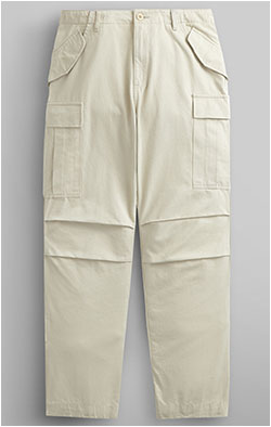 Брюки-карго парашюты ALPHA INDUSTRIES M-65 PANT SS 24 m limestone