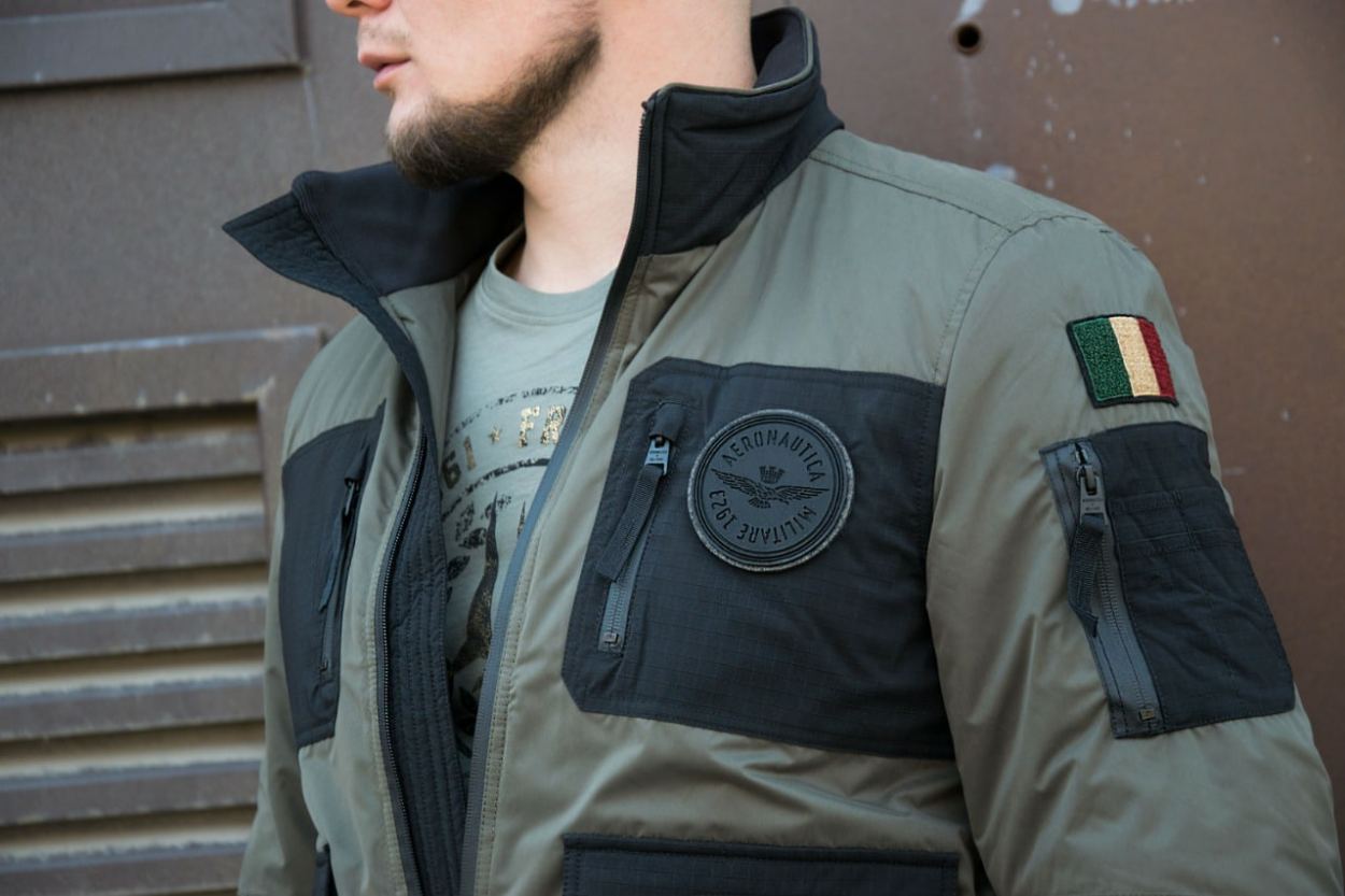 Куртка AERONAUTICA MILITARE FW 20/21/CN verde scuro (AB 1906)