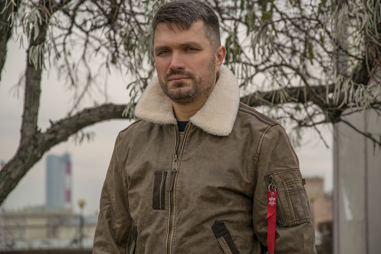 Куртка-пилот кожаная ALPHA INDUSTRIES INJECTOR-III