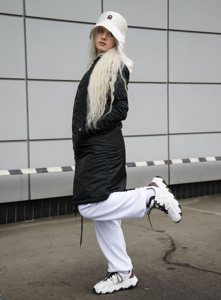 Женская удлиненная куртка-бомбер ALPHA INDUSTRIES COAT PM MA_1 black фото 3