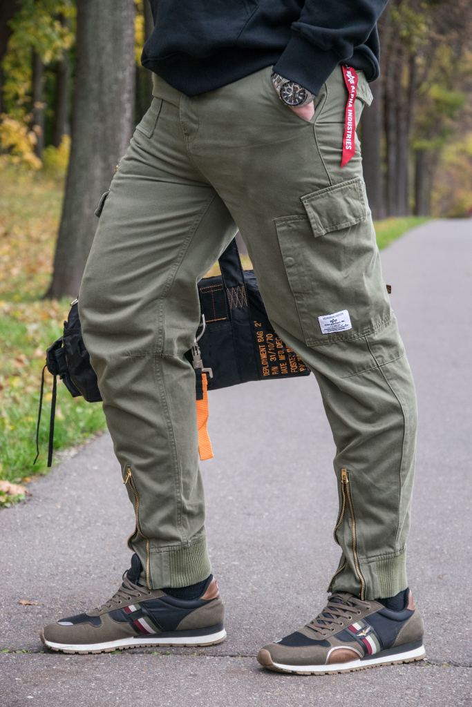 Брюки-карго ALPHA INDUSTRIES A-11-PANT dark olive