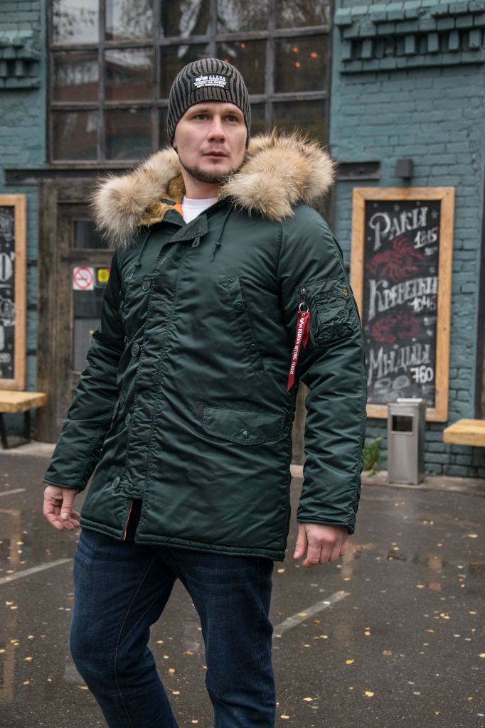 Мужская аляска Alpha Industries