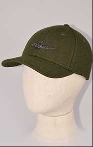 Бейсболка AERONAUTICA MILITARE шерсть FW 23/24/CN verde militare (HA 1085)