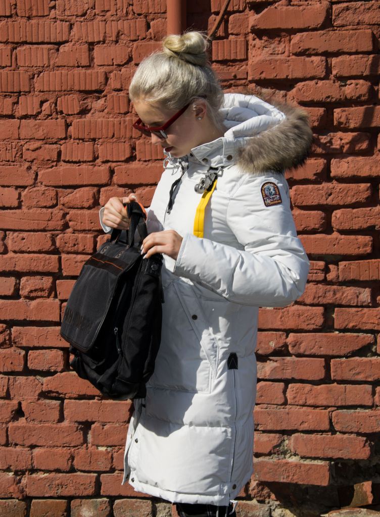 Женская куртка-пуховик PARAJUMPERS LONG BEAR FW 21/22 mist white