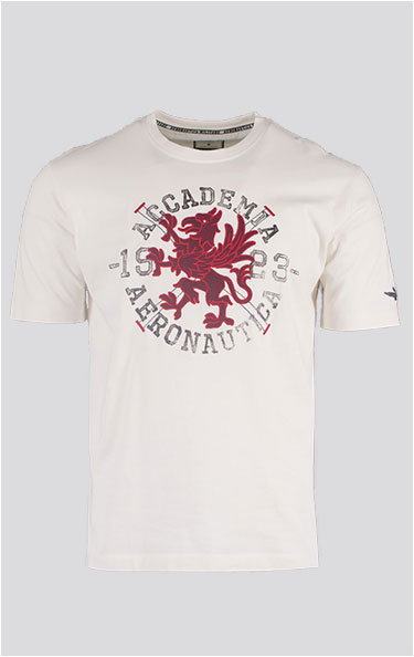 Футболка AERONAUTICA MILITARE SS 24/TR milk white (TS 2202)