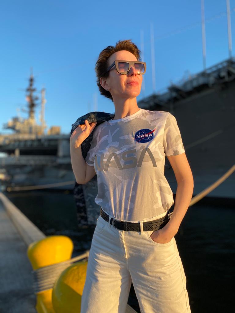 Женская футболка NASA Alpha Industries