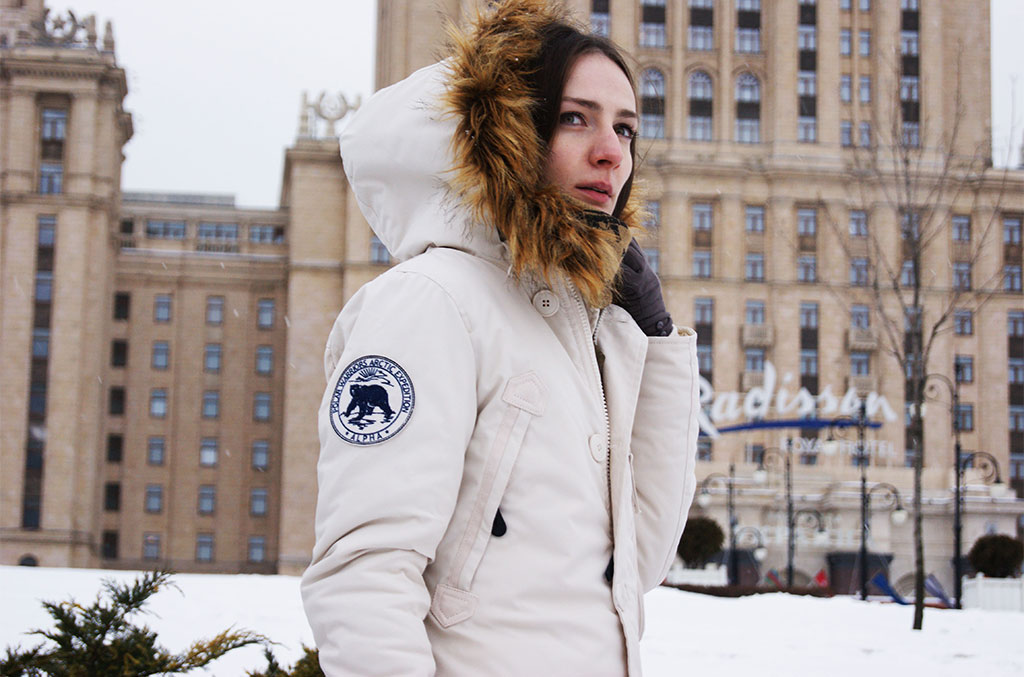 Аляска женская ALPHA INDUSTRIES POLAR WHITE OFF