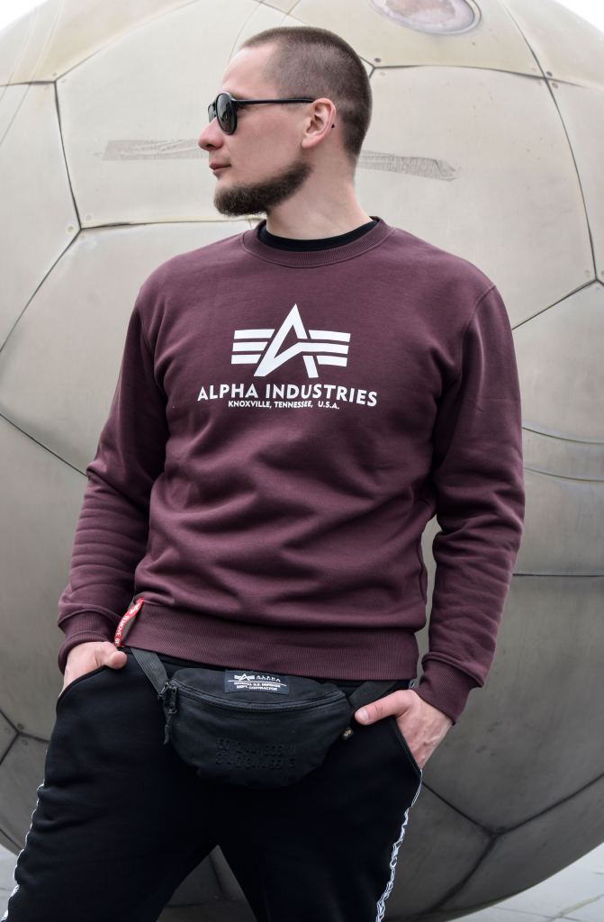 Свитшот базовый мужской Alpha Industries