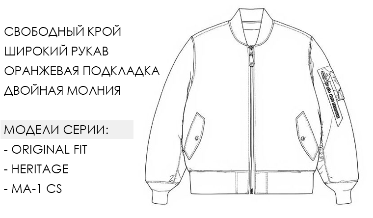 ORIGINAL FIT MA-1