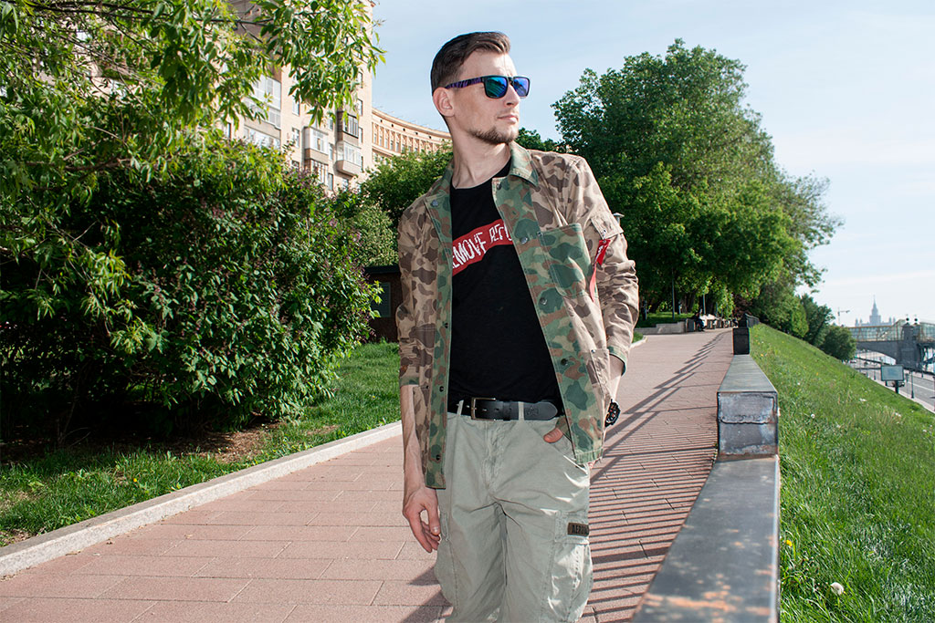 Ветровка мужская ALPHA INDUSTRIES frogskin