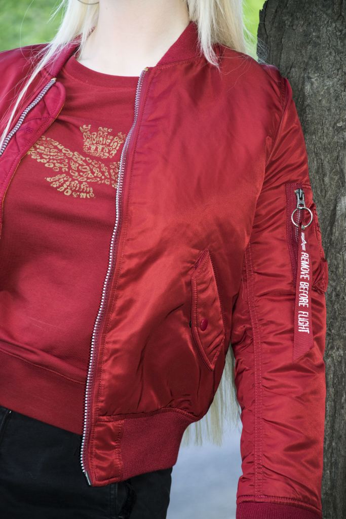 Женский бомбер ALPHA INDUSTRIES MA-1 red_commander фото 5