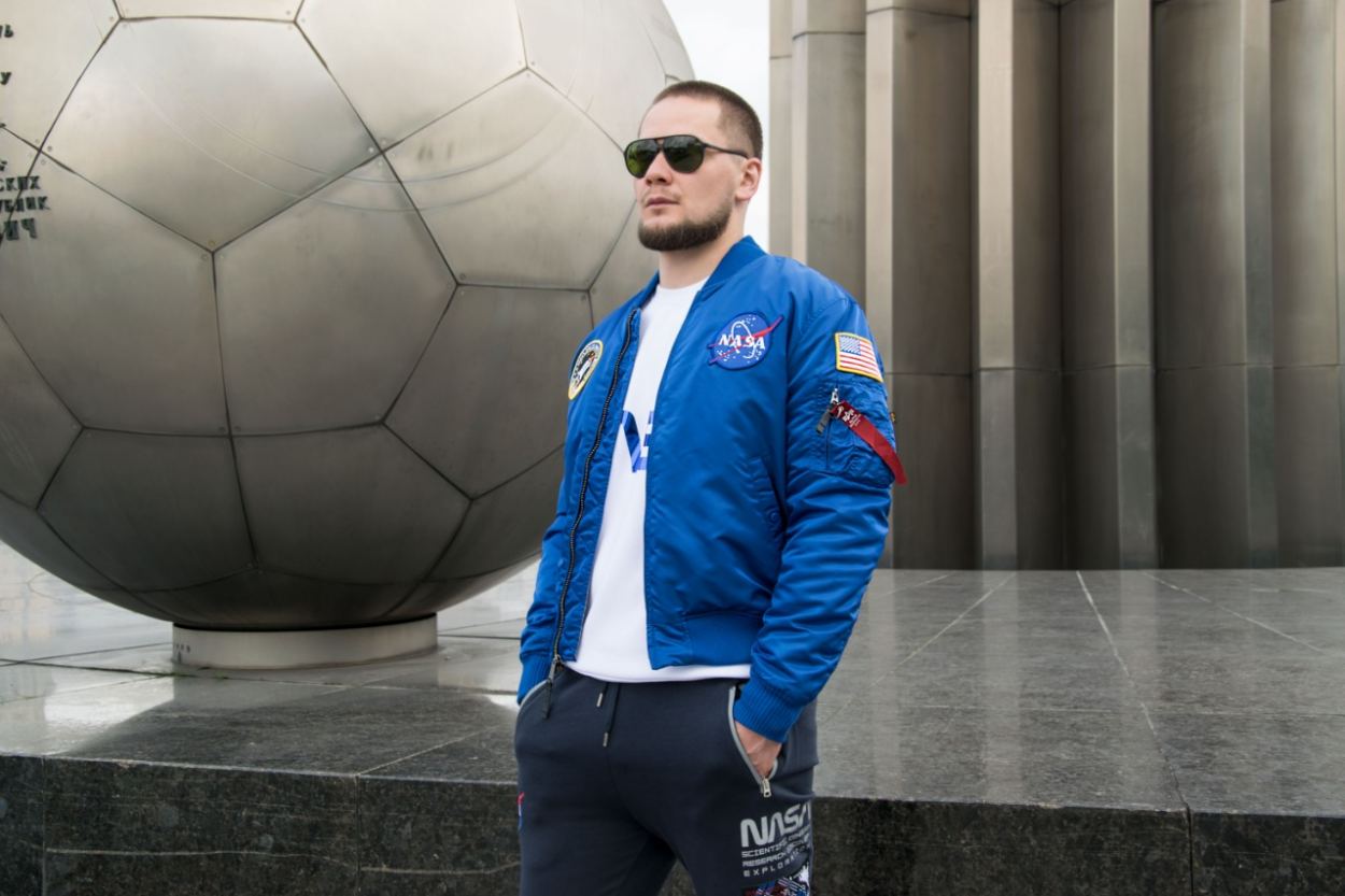 Бомбер ALPHA INDUSTRIES VF NASA MA-1 nasa blue