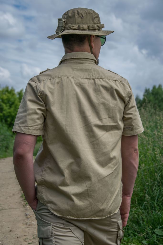 Рубашка Surplus RAW VINTAGE короткий рукав khaki